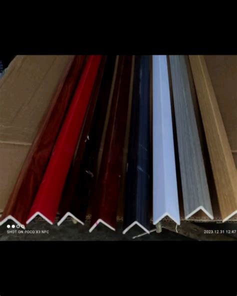 WPC Fluted Wall Panel Accessories Angle strips for Wall Panel .